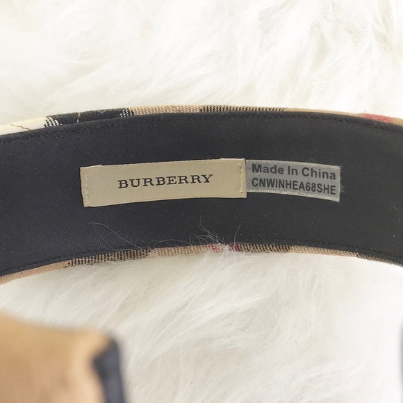❌SOLD!❌ Burberry Check Quilted Head-Band - Picture 2 of 4